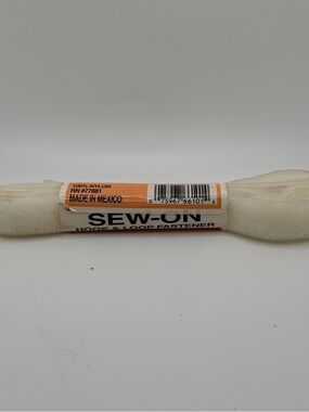 Sew-On Hook & Loop Fastener Tape - White